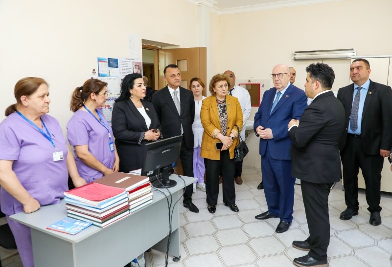 Bərdədə Milli Məclisin Səhiyyə komitəsinin səyyar iclası keçirildi - FOTOLAR